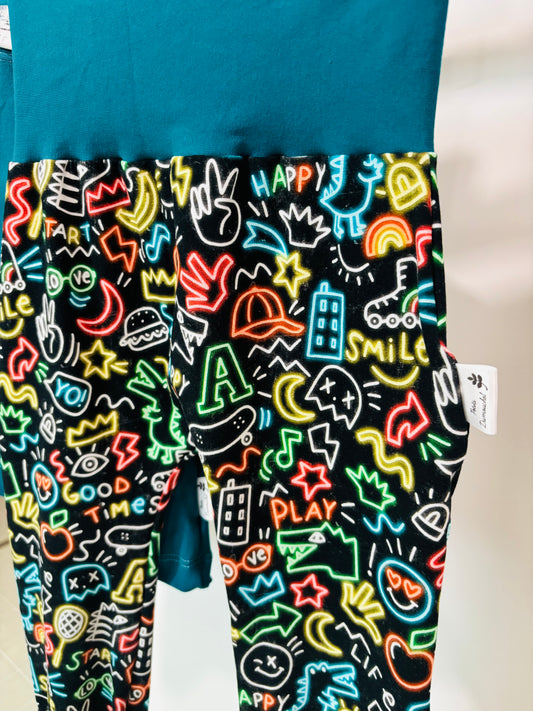 Pantalon évolutif néon