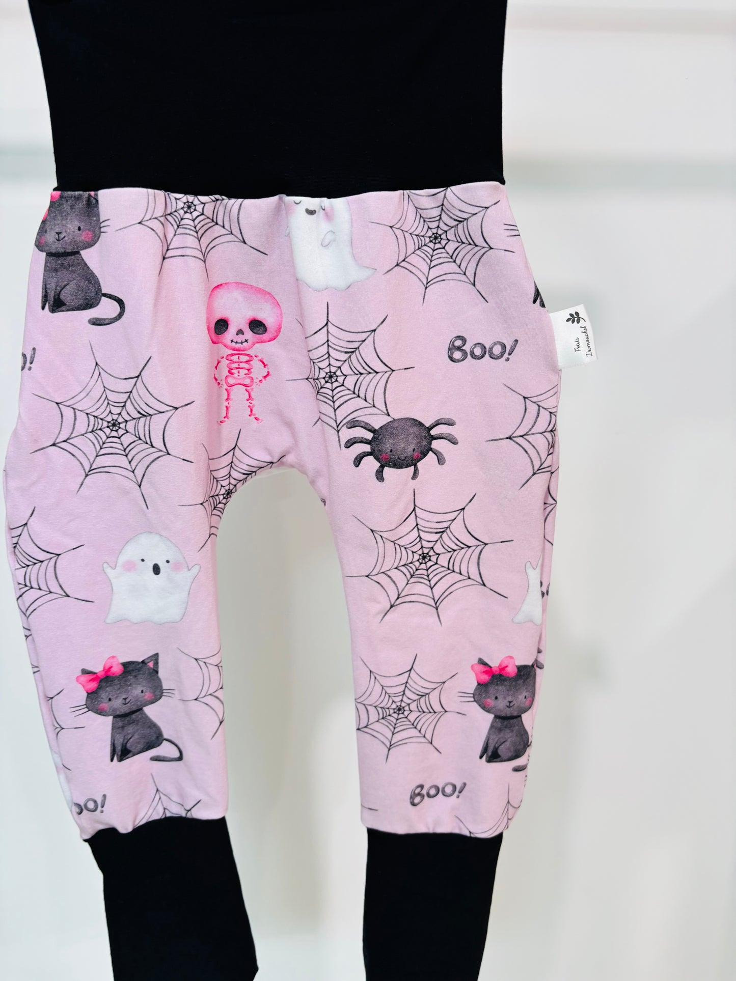 Pantalon évolutif Halloween rose