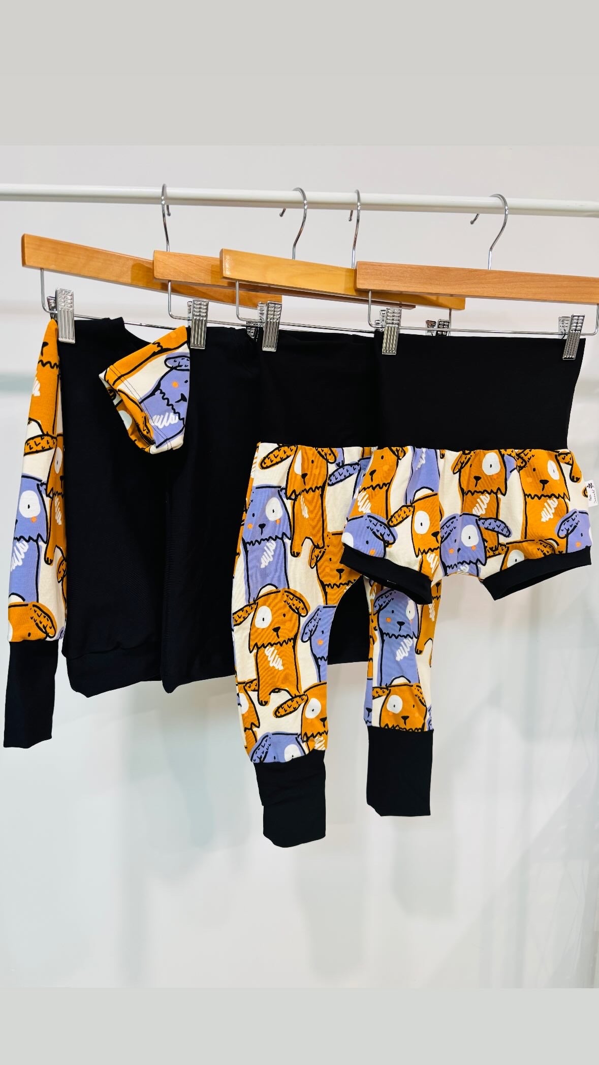 Short évolutif chien coloré