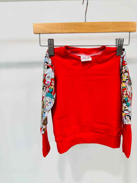 Chandail évolutif princesse de Noël