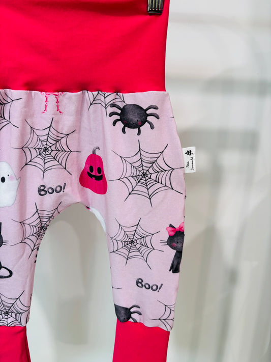 Pantalon évolutif Halloween rose