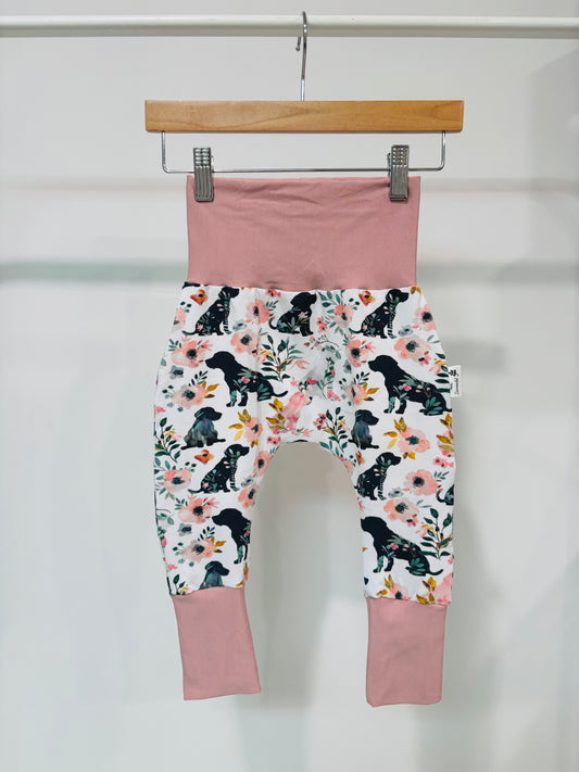 Pantalon évolutif chien fleurit