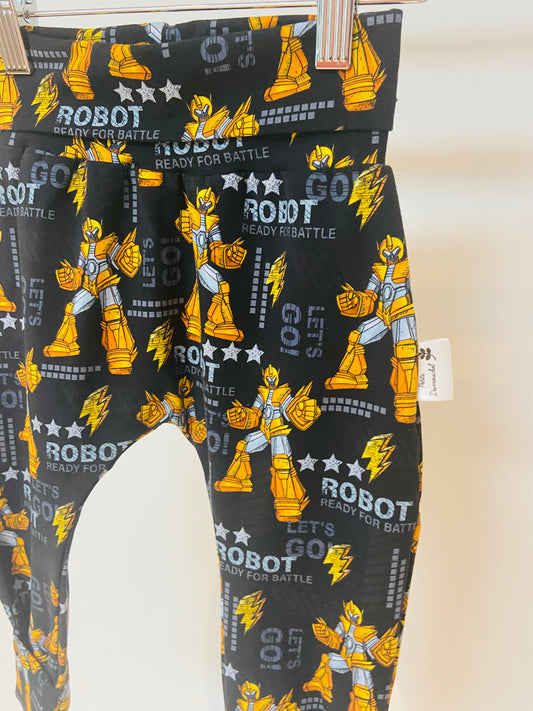 Pantalon évolutif robot jaune