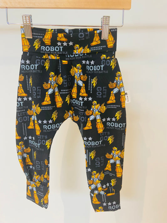 Pantalon évolutif robot jaune