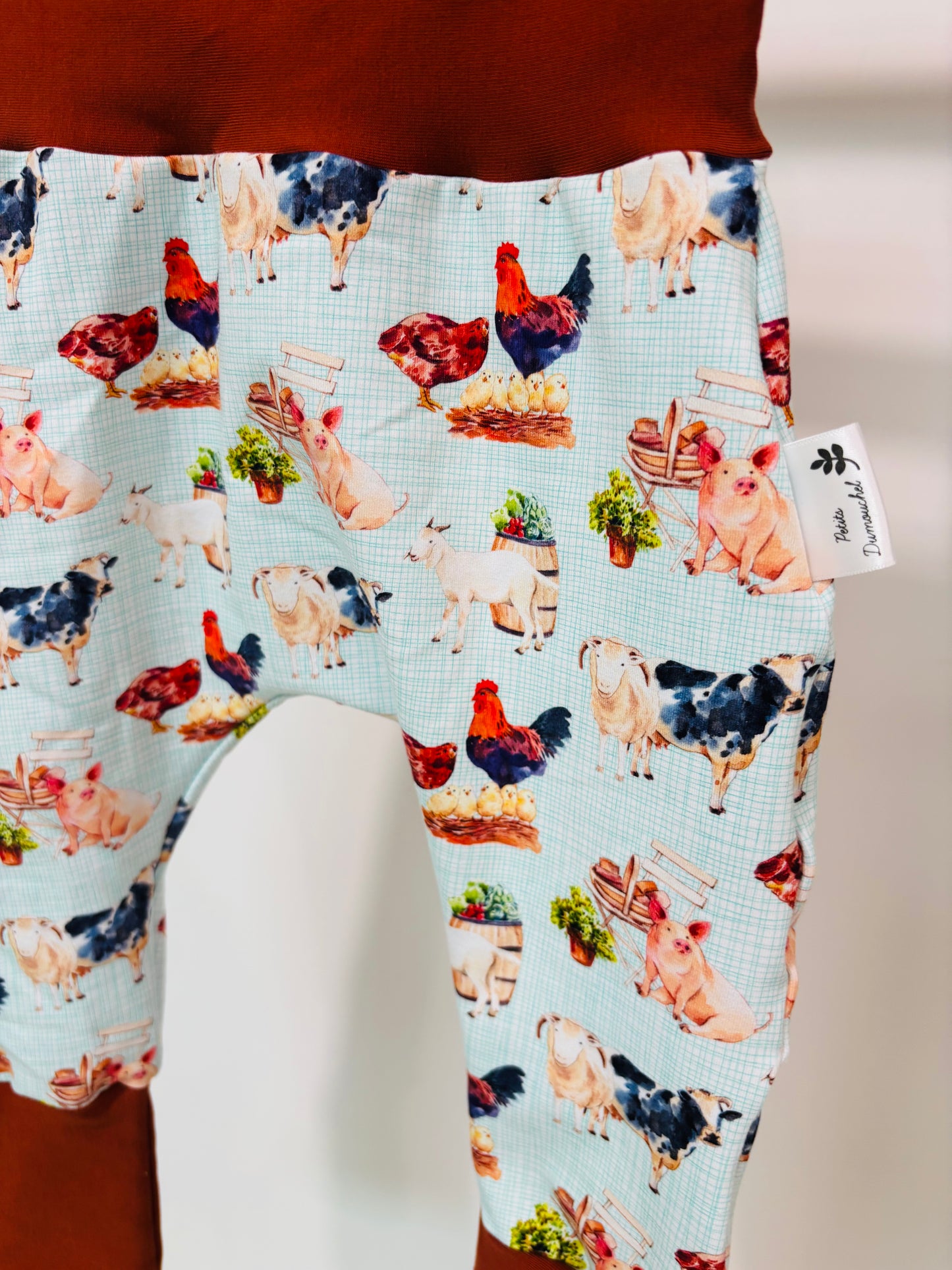 Pantalon évolutif ferme colorée