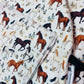 Serviette chevaux
